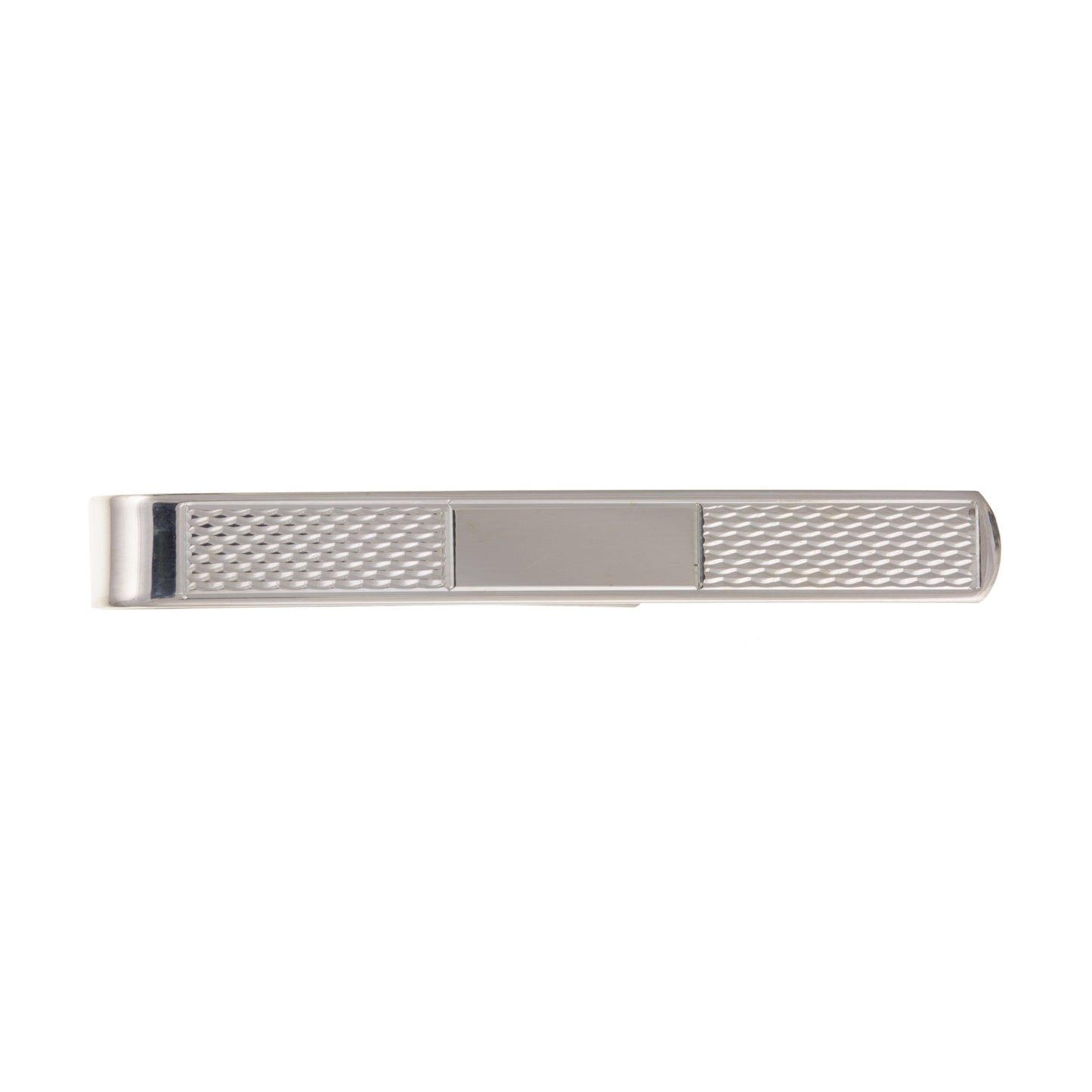 Silver Engraved Tie Slide / Tie Bar - John Ross Jewellers