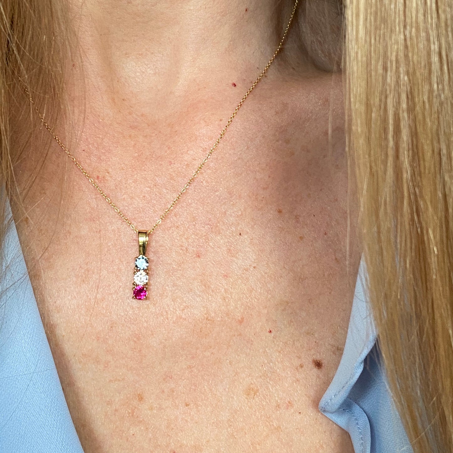 Mother Pendant Four Claw Design - John Ross Jewellers