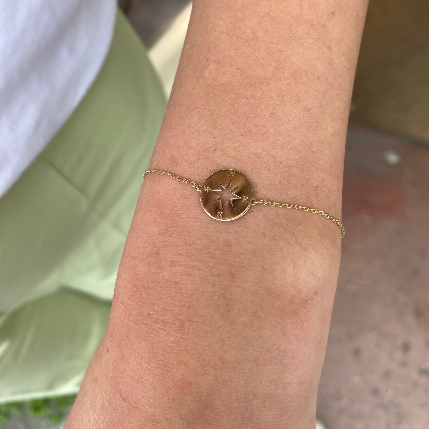 9ct Gold Compass Bracelet - John Ross Jewellers