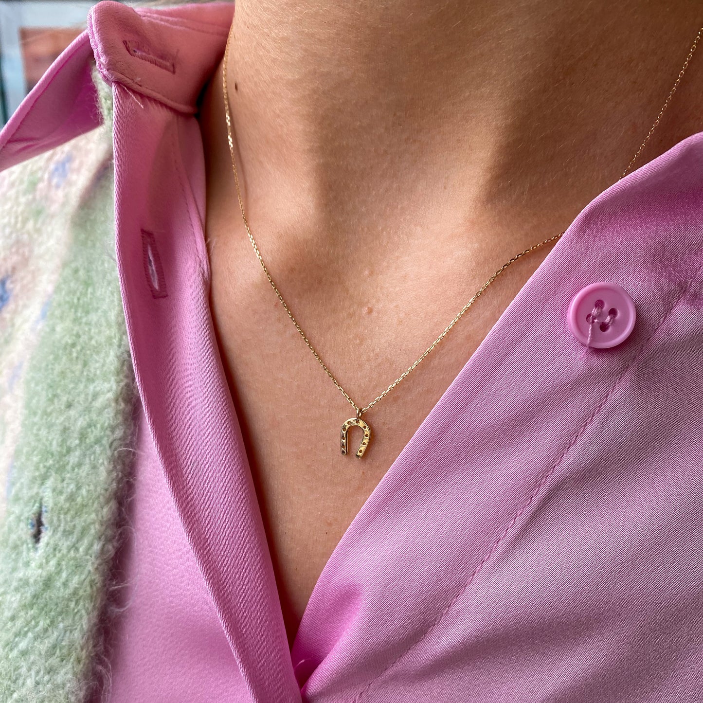 14ct Gold Horseshoe Necklace - John Ross Jewellers