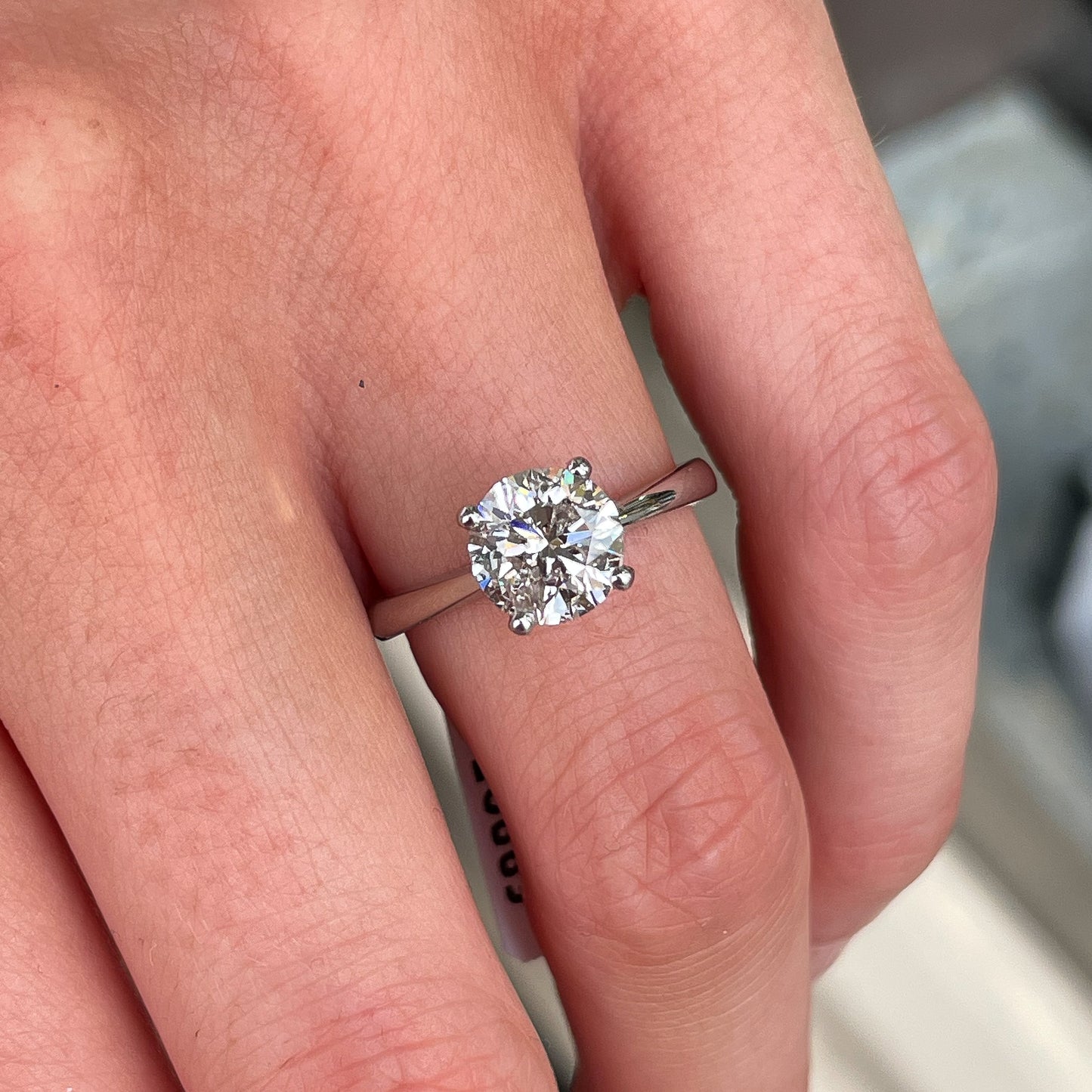 Platinum 1.50ct FG SI2 Four Claw Diamond Solitaire Ring - John Ross Jewellers