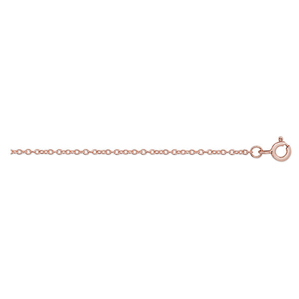 Rose Silver CZ Halo Pendant Necklace - John Ross Jewellers