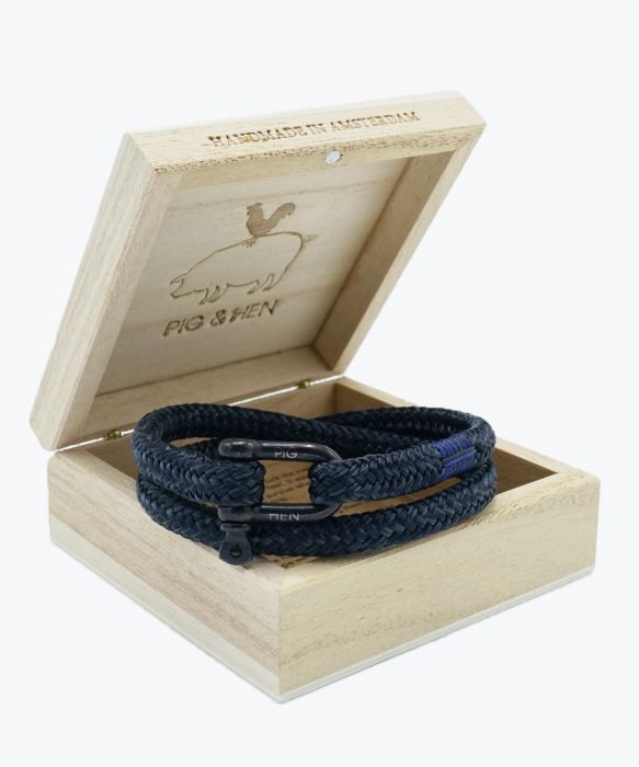PIG & HEN Salty Steve Navy-Slate Gray | Black - John Ross Jewellers
