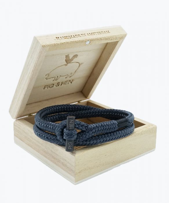 PIG & HEN Tiny Ted Slate Gray | Black - John Ross Jewellers