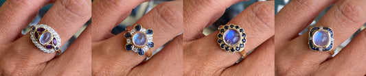 The Rainbow Blue Moonstone Collection