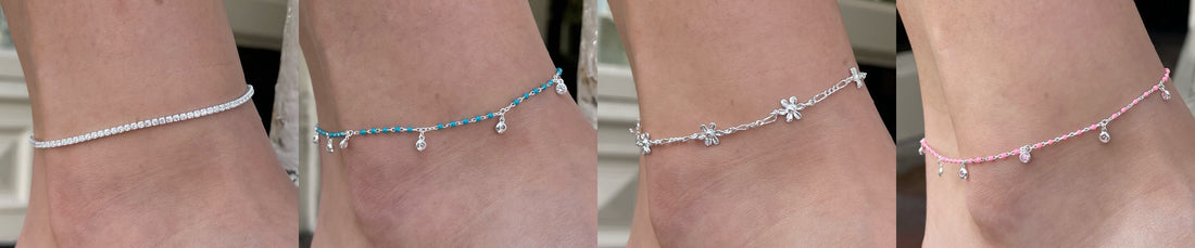 Stepping out in Silver: The Perfect Anklets for Summer