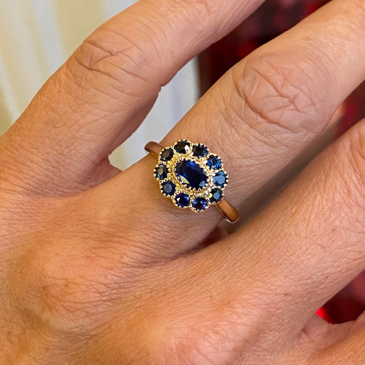 9ct Gold Sapphire Ring - John Ross Jewellers