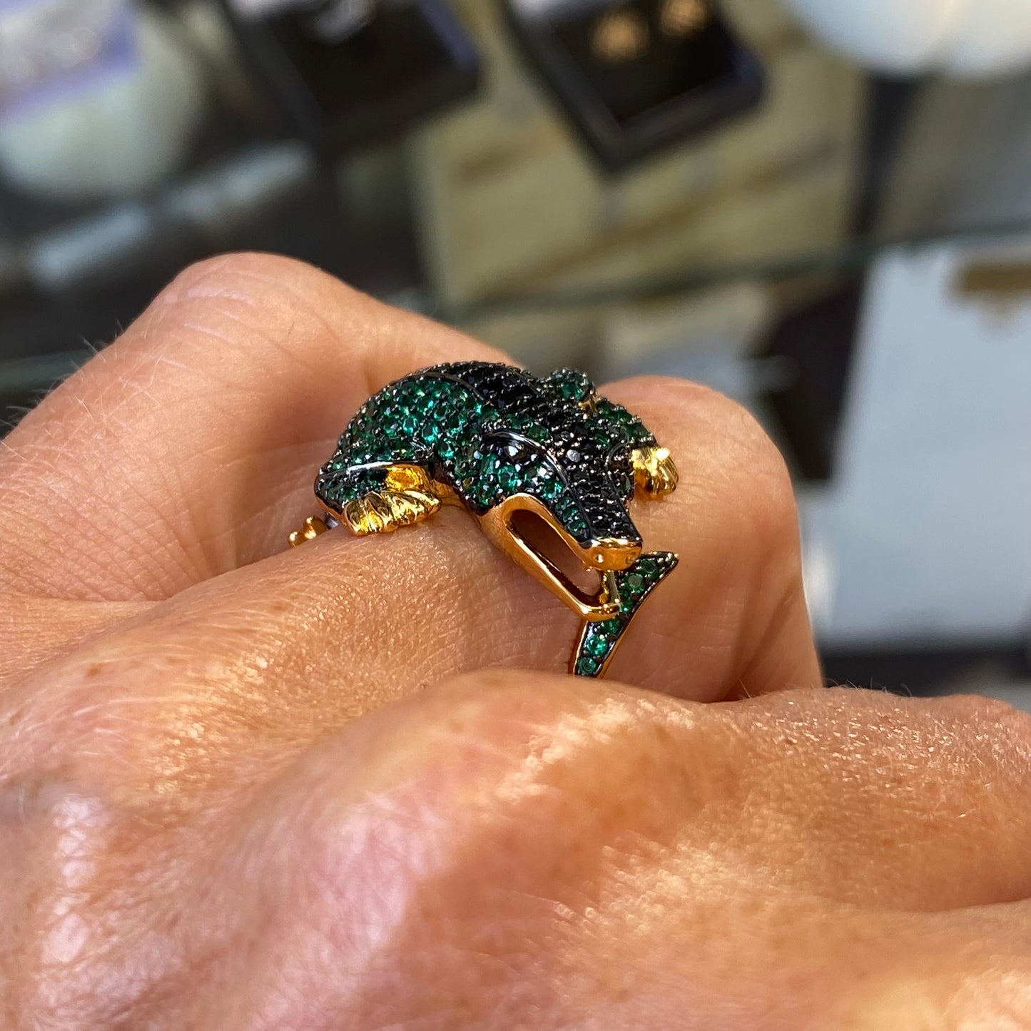 REBECCA Urban Jungle | Crocodile Ring - John Ross Jewellers