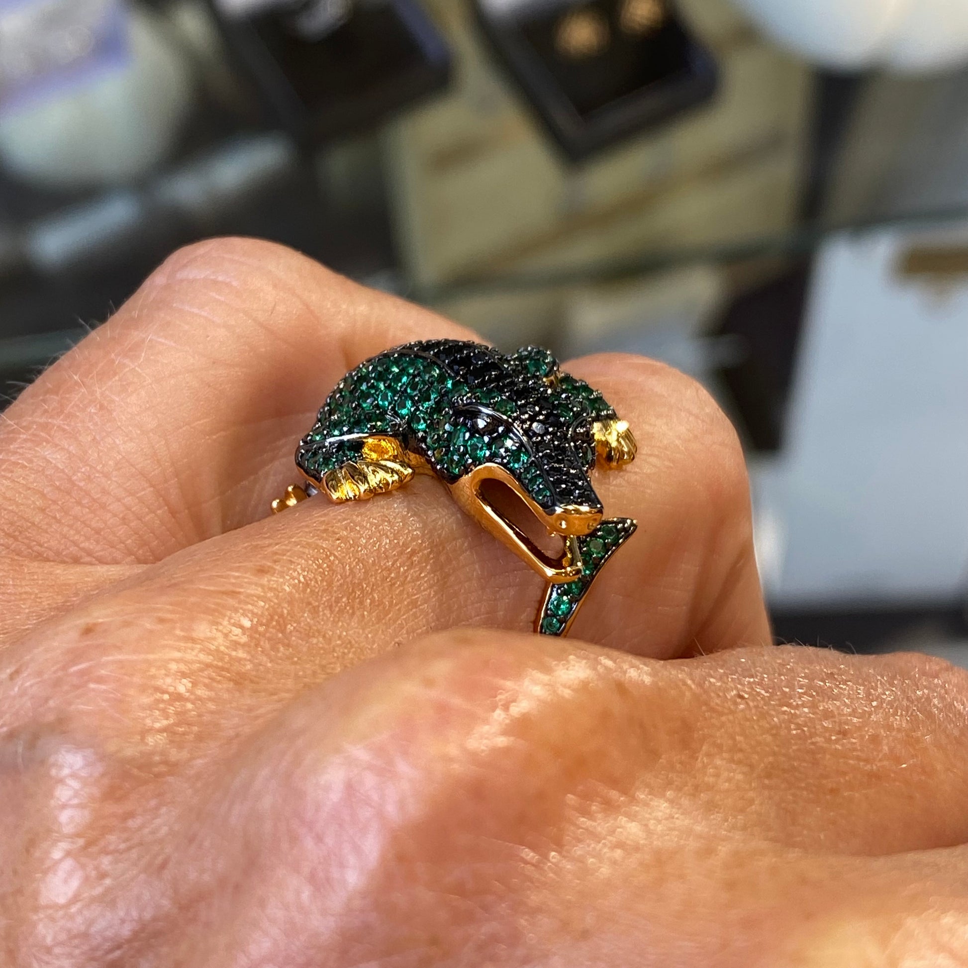REBECCA Urban Jungle | Crocodile Ring - John Ross Jewellers