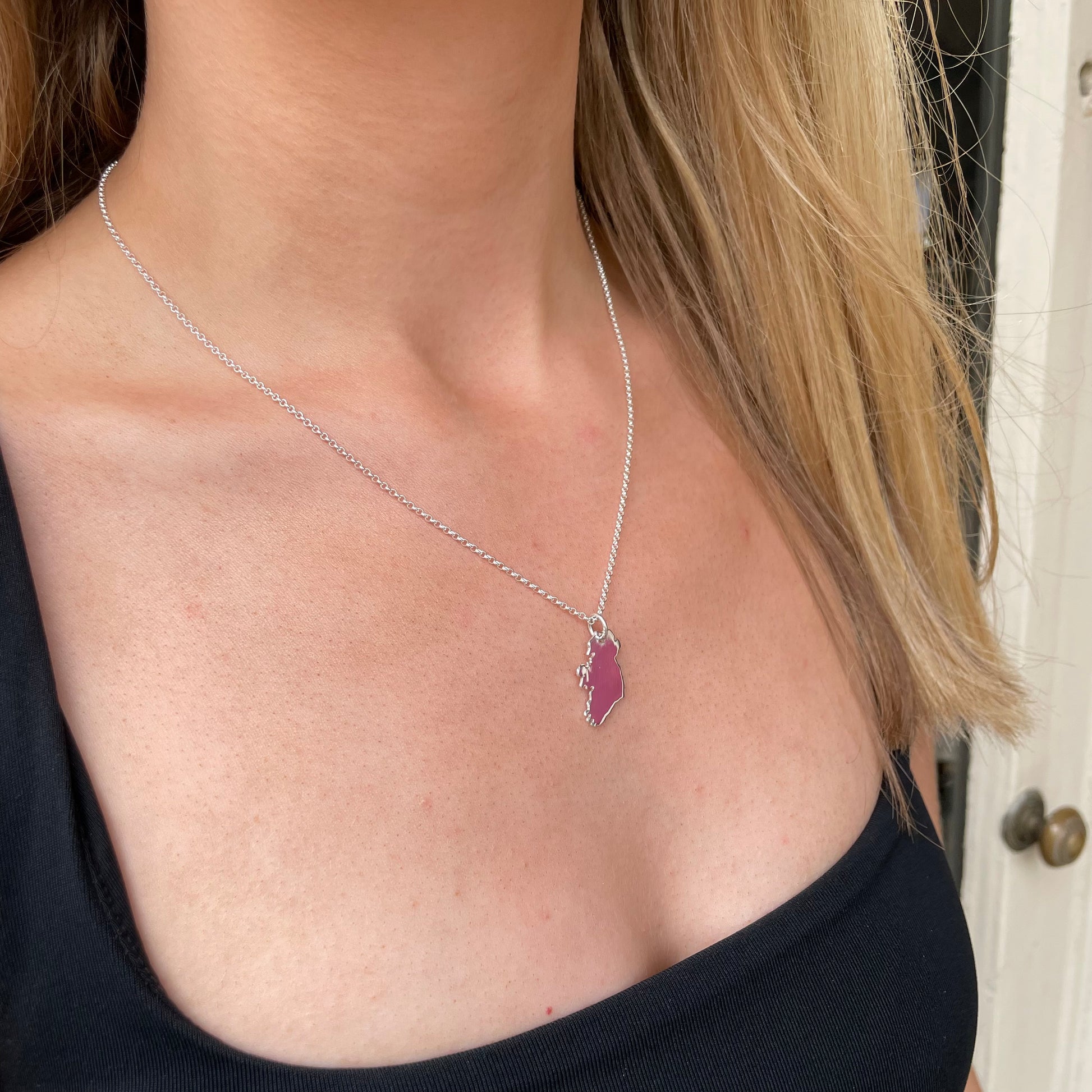 Silver Ireland Necklace - John Ross Jewellers