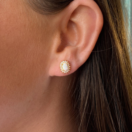 Sunshine CZ Earring & Necklace Set | Opalique & CZ - John Ross Jewellers