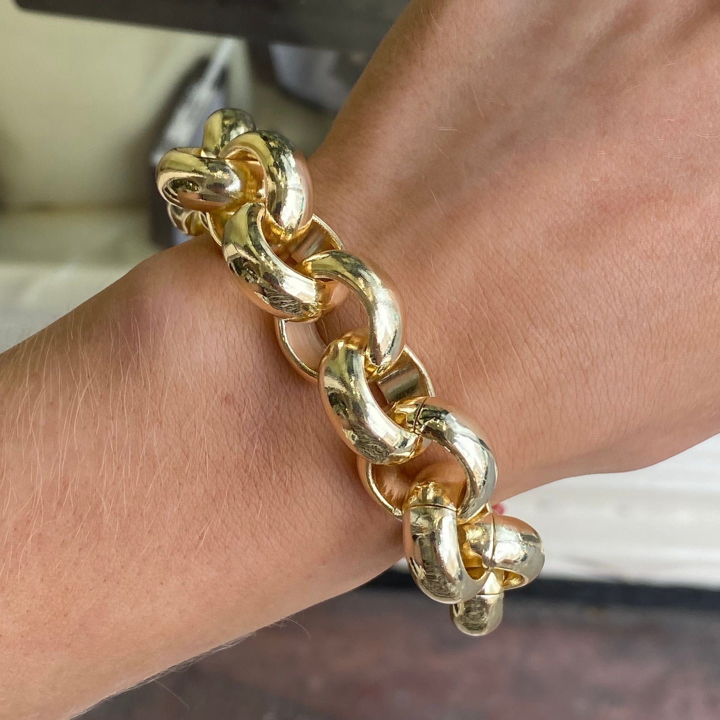 REBECCA Diva - Round Link Bracelet