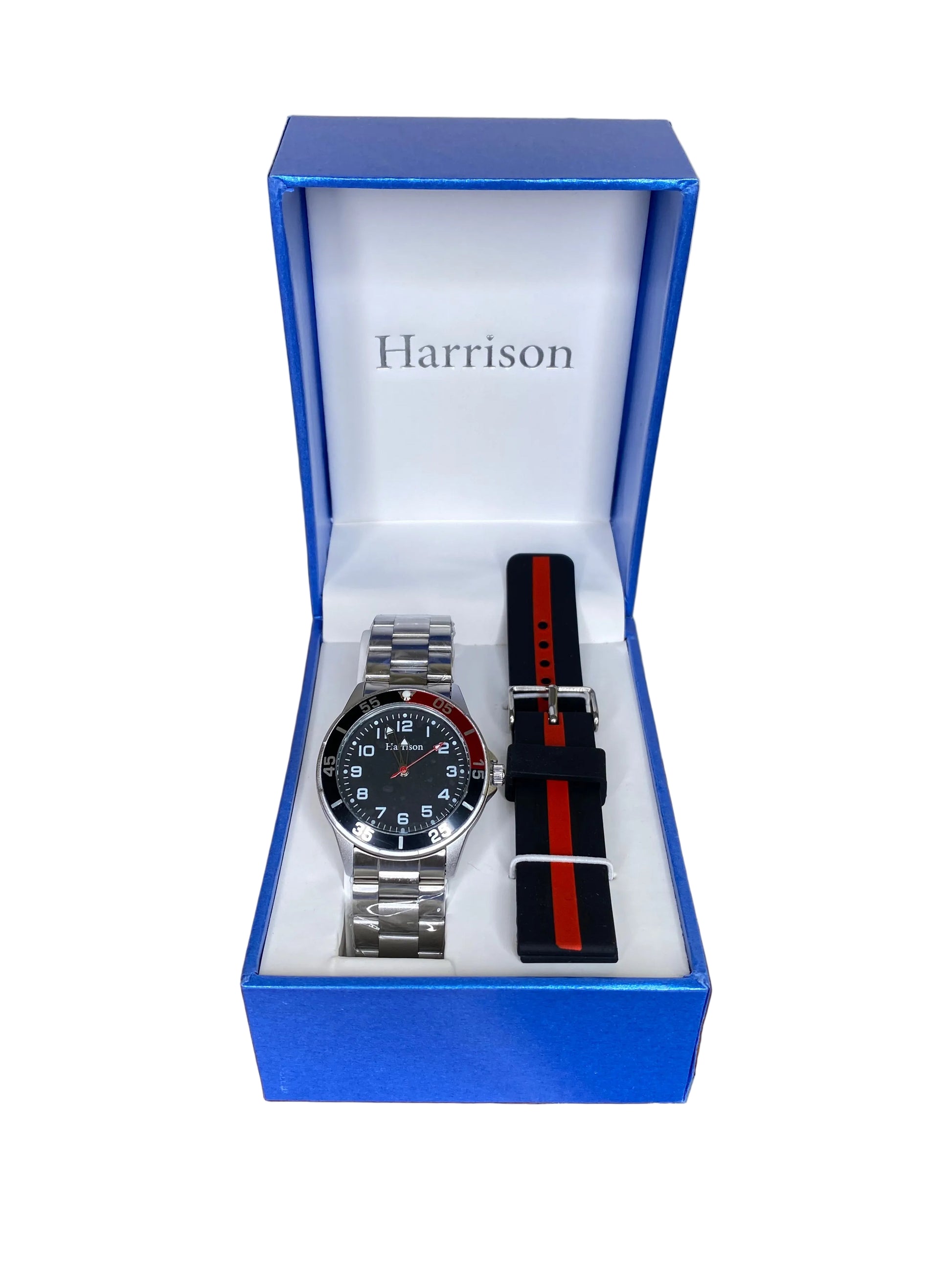 Kid’s JFH communion watch with black face and silicone strap, featuring a simple and durable design for children.