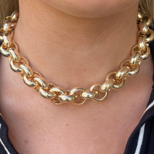 REBECCA Diva - Round Link Necklace