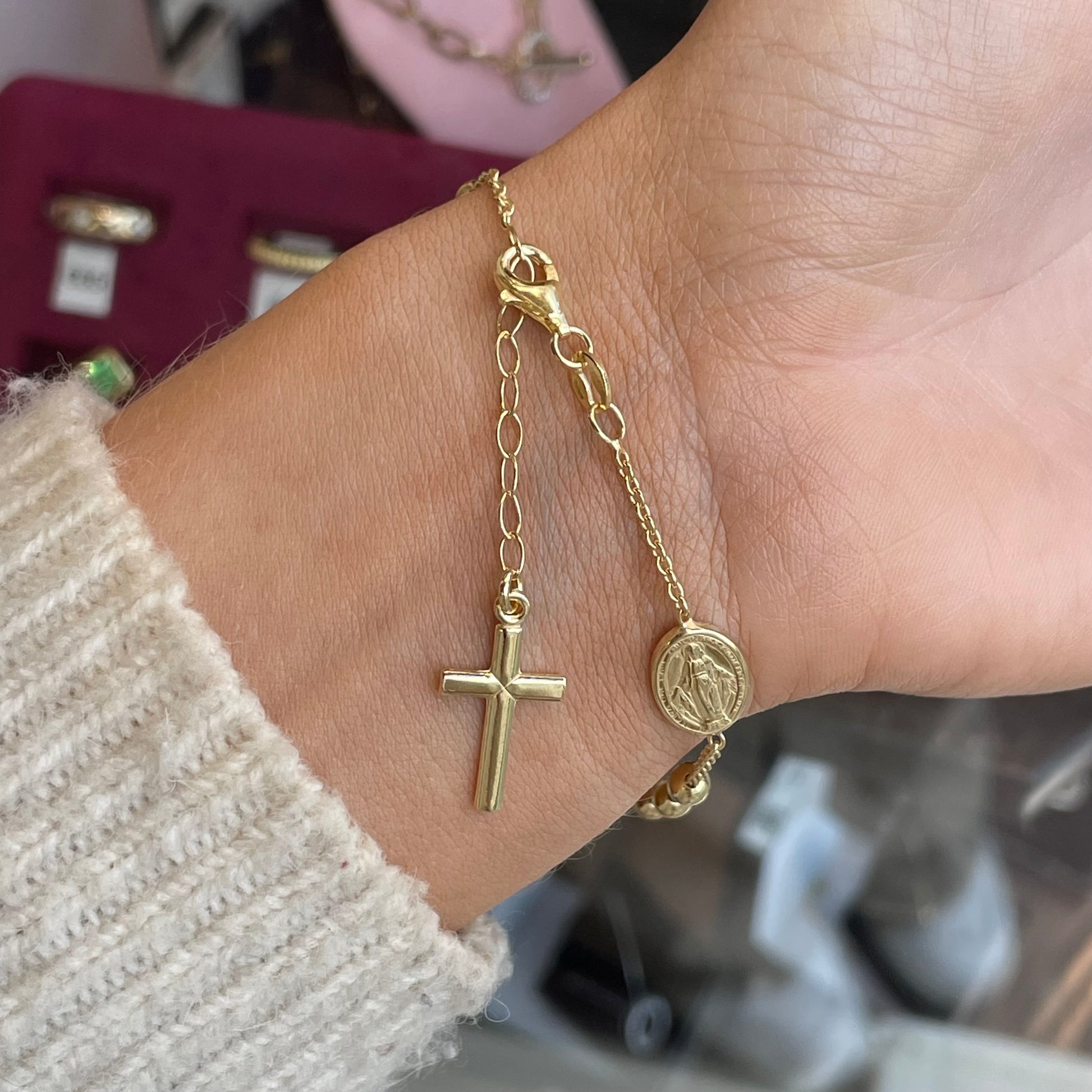 Sunshine Rosary Bracelet | 17+3cm - John Ross Jewellers