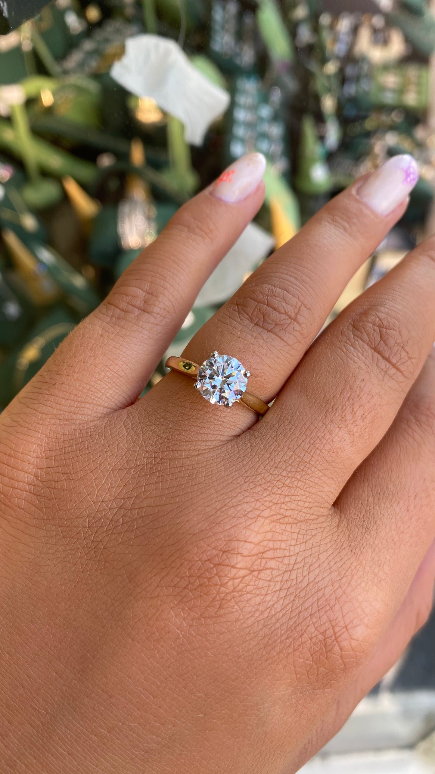 18ct Gold Solitaire Engagement Ring | Certificated Lab 1.50ct