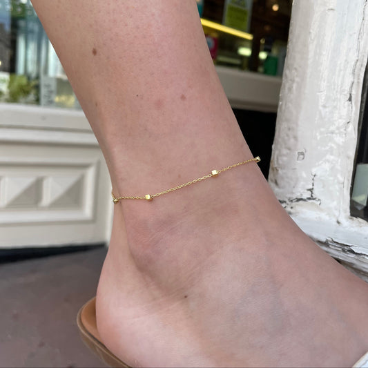 Sunshine Pretty Cubes Anklet