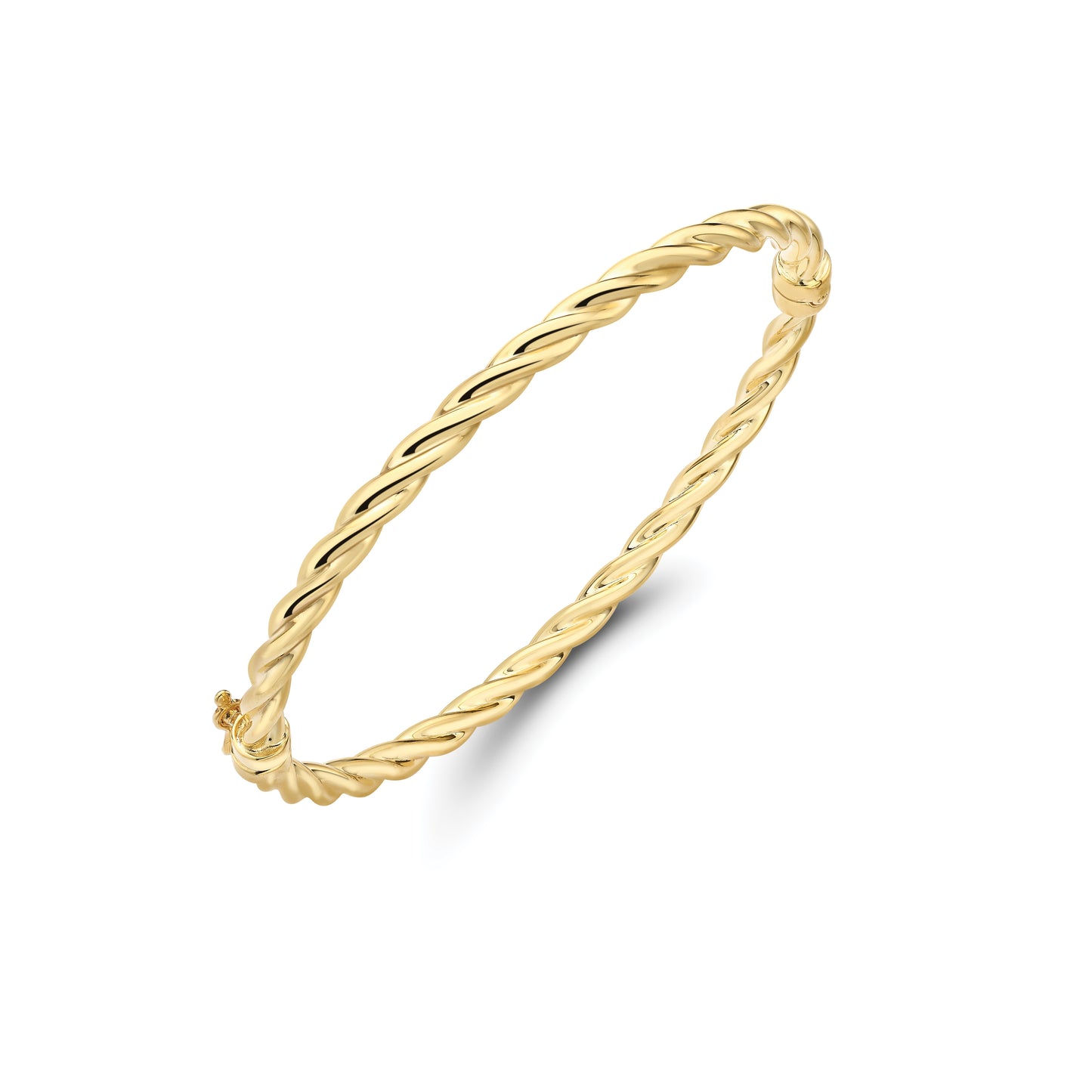 9ct Gold Braided Bangle - John Ross Jewellers