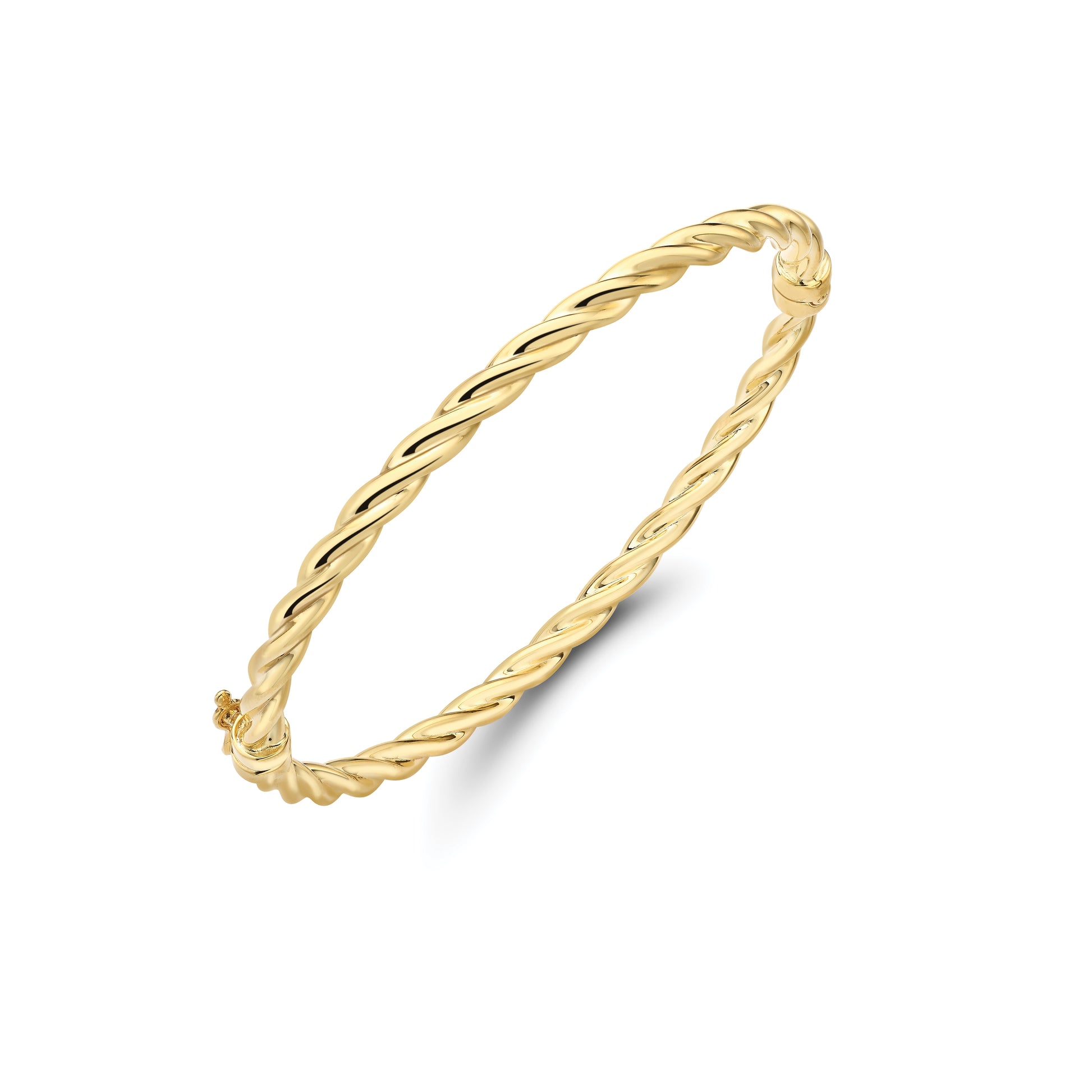9ct Gold Braided Bangle - John Ross Jewellers
