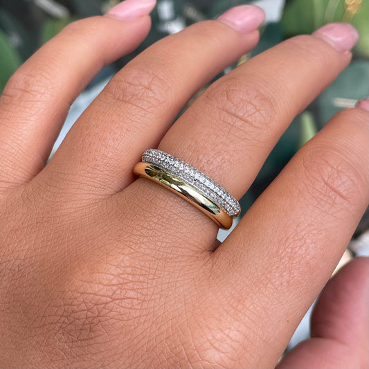 Sunshine CZ Wraparound Ring