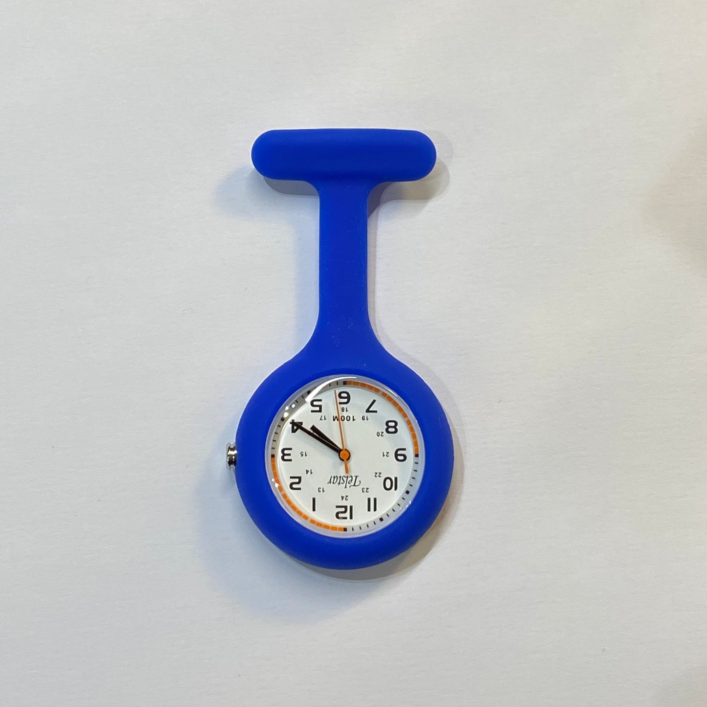 Telstar Blue Silicone Nurse's Fob Watch