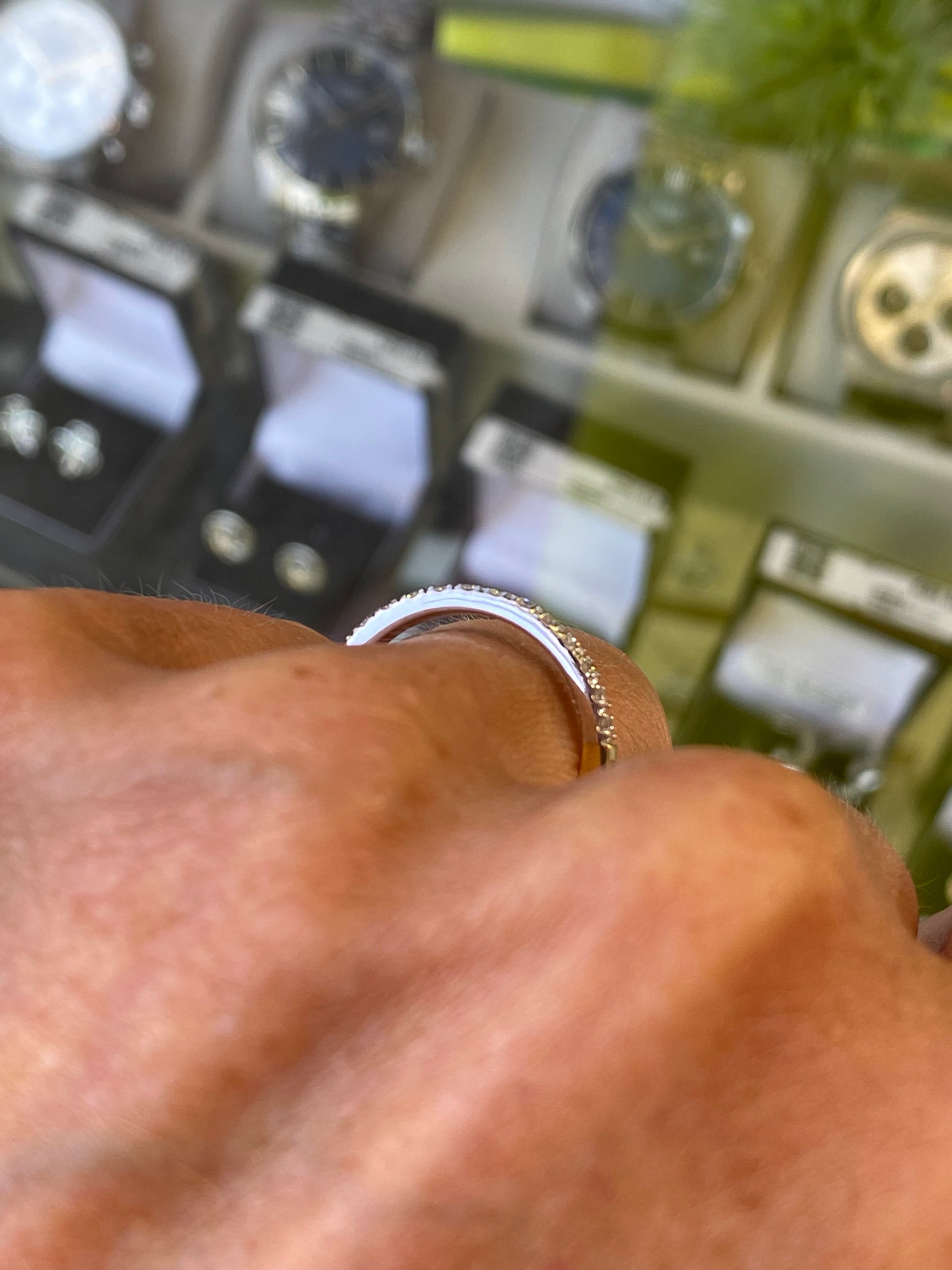 18ct Gold Diamond Eternity Ring 0.33ct - John Ross Jewellers