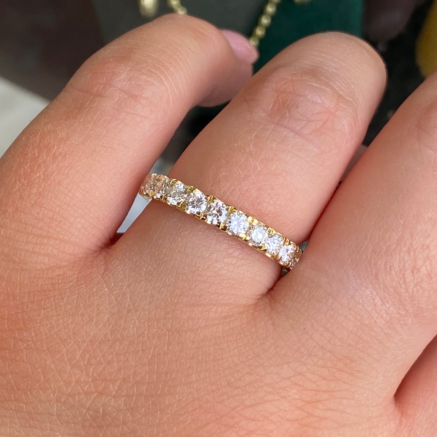 18ct Gold Eternity Ring | Lab Grown 0.81ct