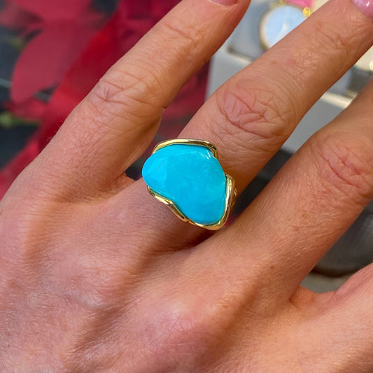 Turquoise Ring | Pear - John Ross Jewellers