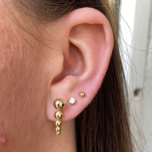 Sunshine Graduated Polkadot Drop Earrings - John Ross Jewellers