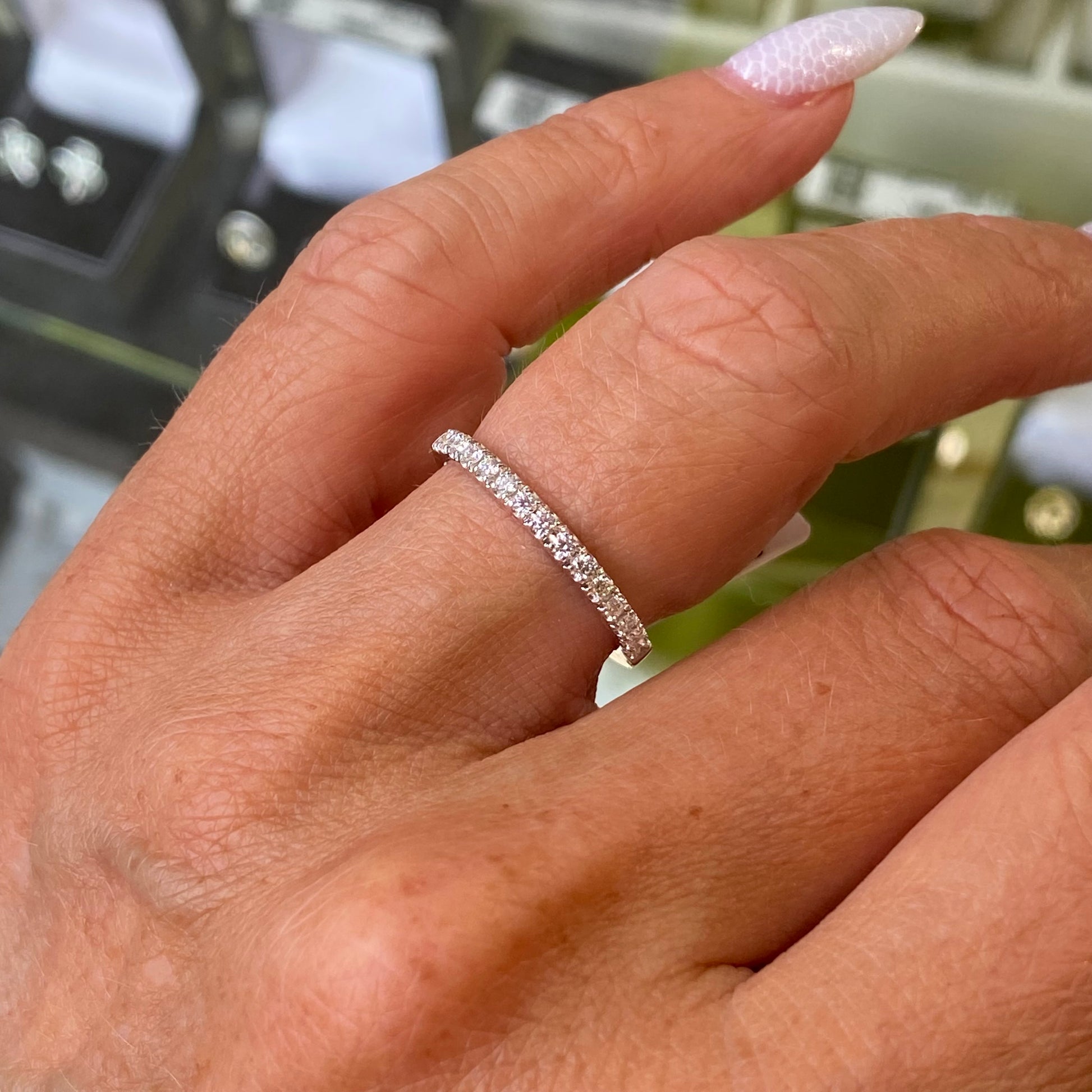 18ct Gold Diamond Eternity Ring 0.23ct - John Ross Jewellers