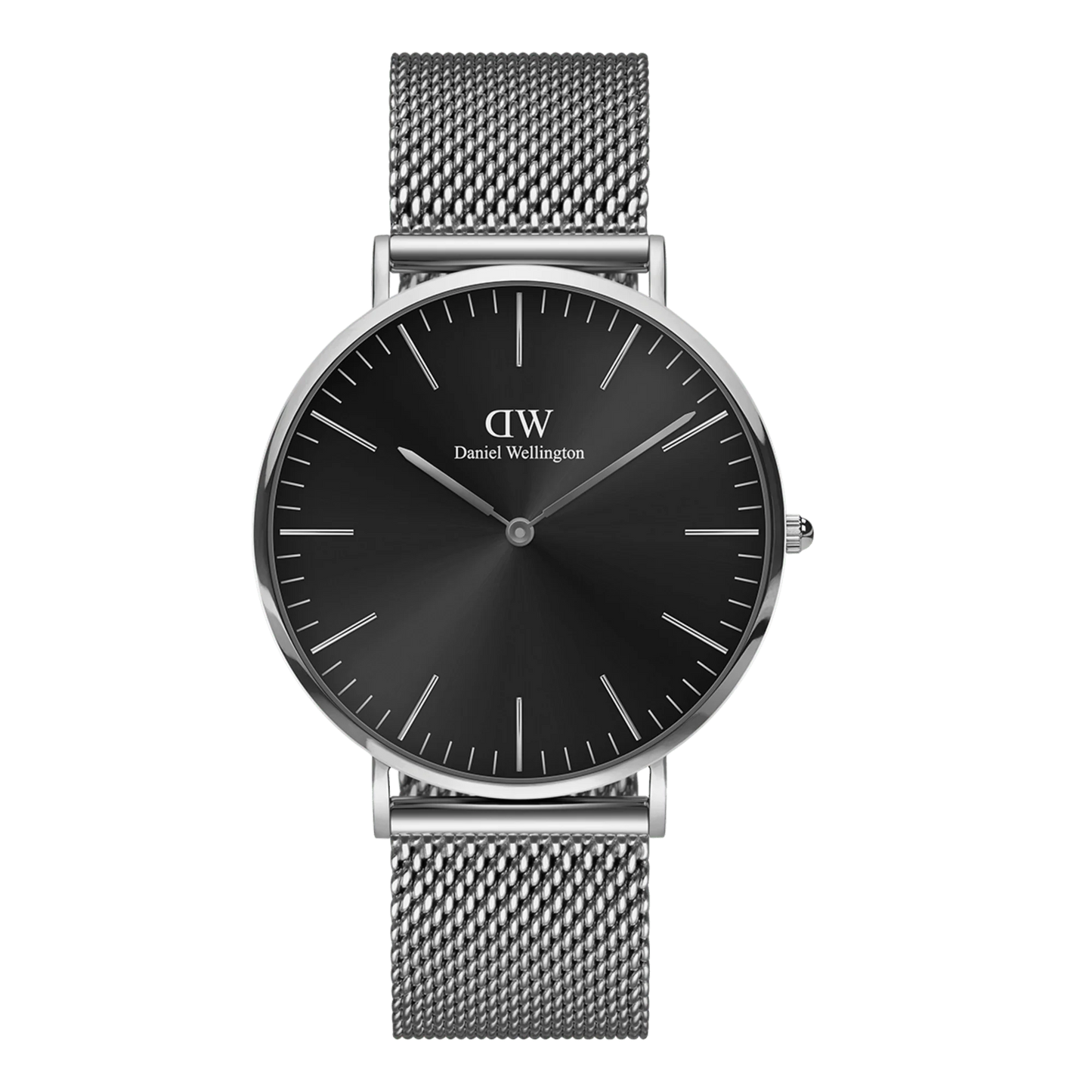 Daniel Wellington Classic Mesh Onyx Silver | 40mm