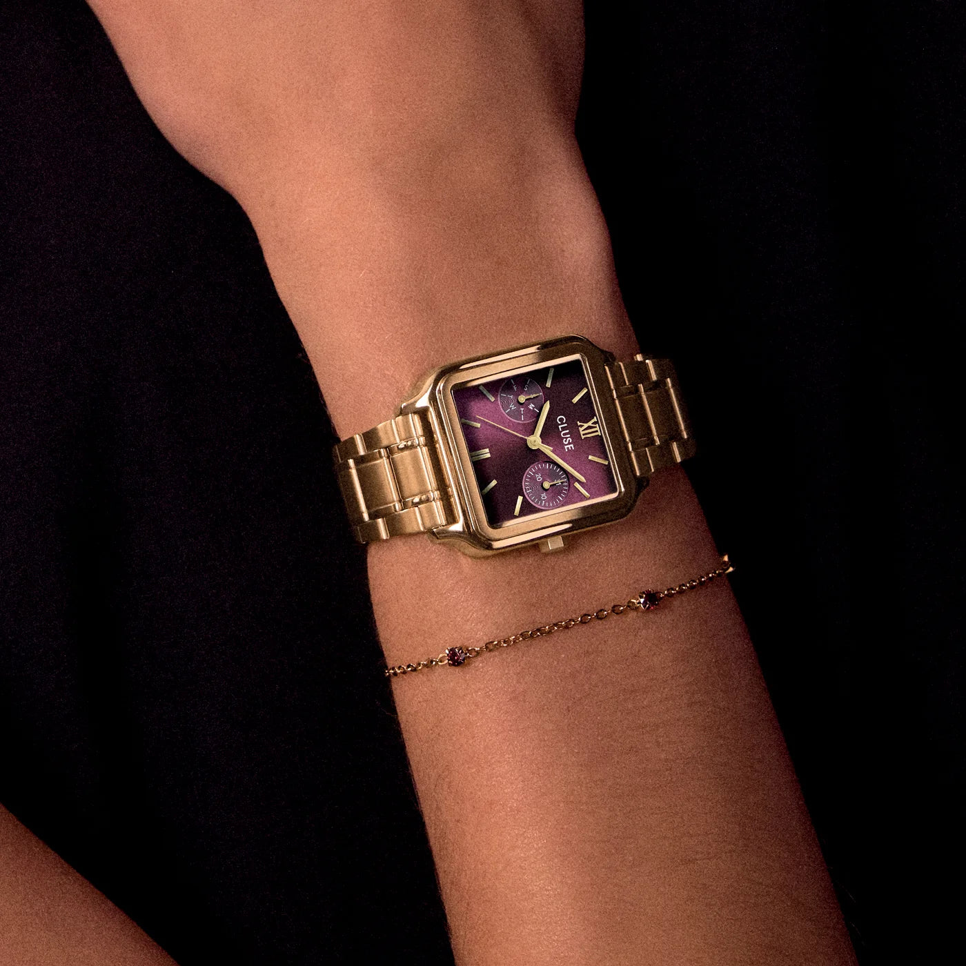 CLUSE Gracieuse Multifunction Dark Cherry/Gold