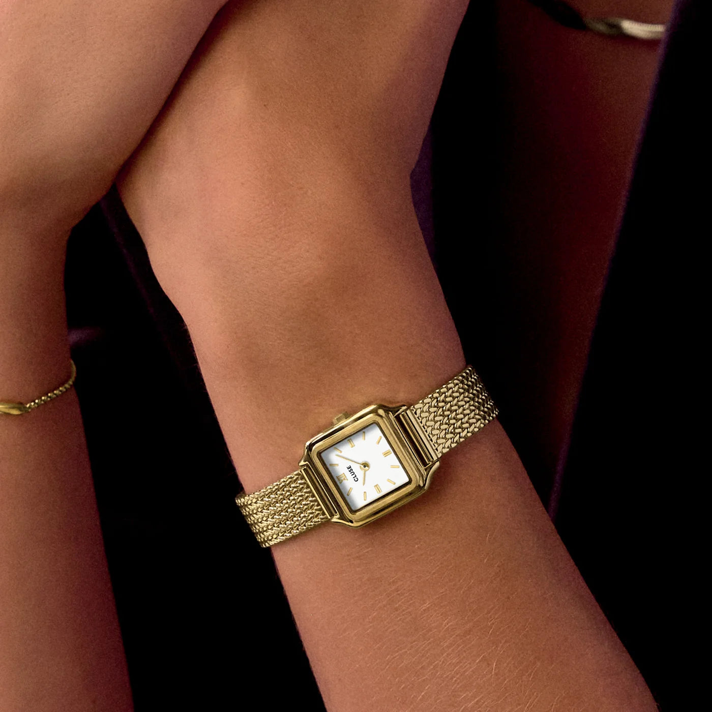 CLUSE Gracieuse Mini Mesh Gold/White
