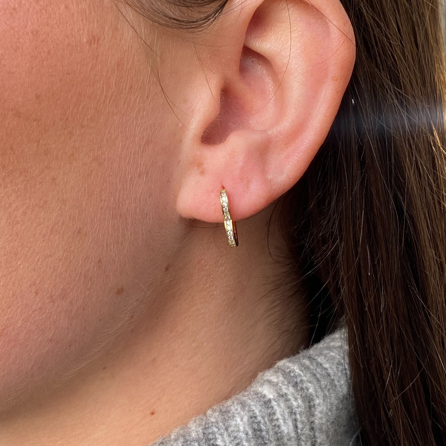 Sunshine Heart Hoop Earrings - John Ross Jewellers