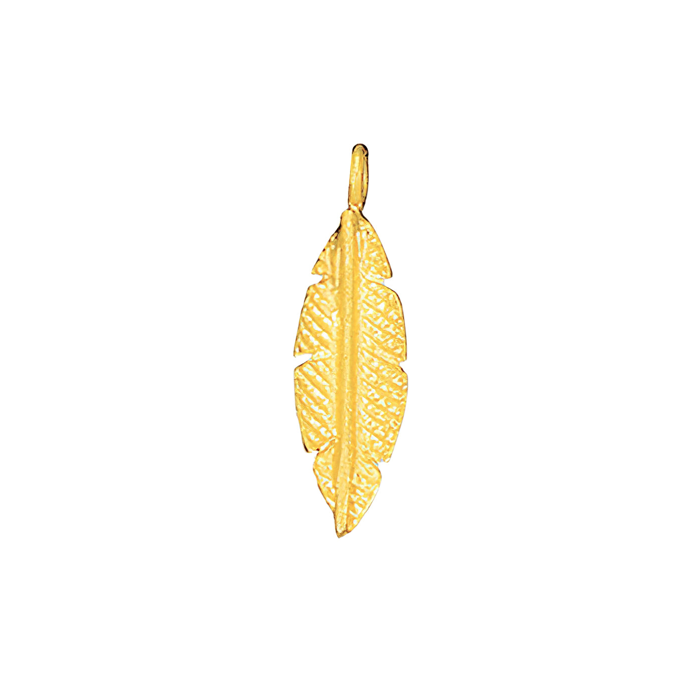 9ct Gold Darling Feather Necklace - John Ross Jewellers