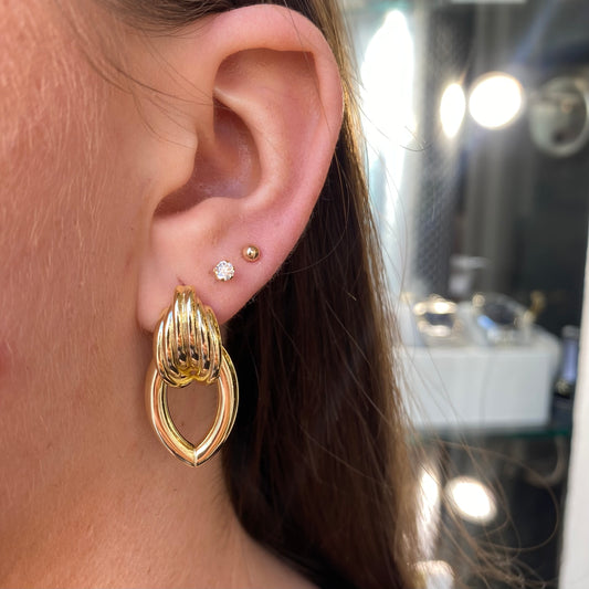 Sunshine Evil Eye Stud Earrings - John Ross Jewellers