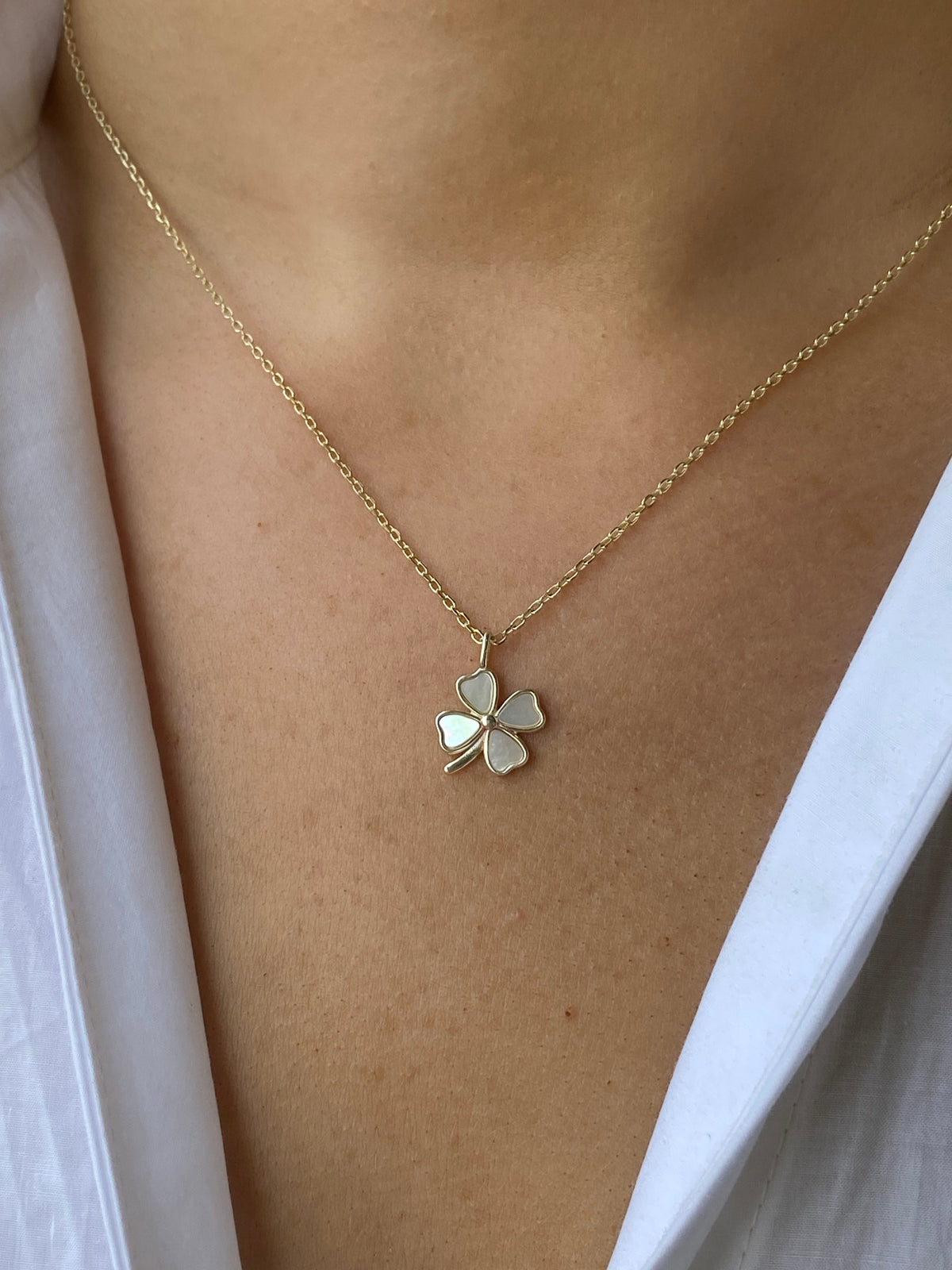Sunshine Quatrefoil Necklace