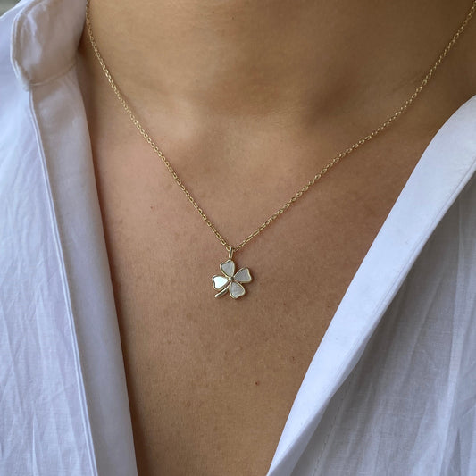 Sunshine Quatrefoil Necklace