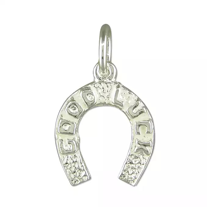 Silver Lucky Horseshoe Charm - John Ross Jewellers