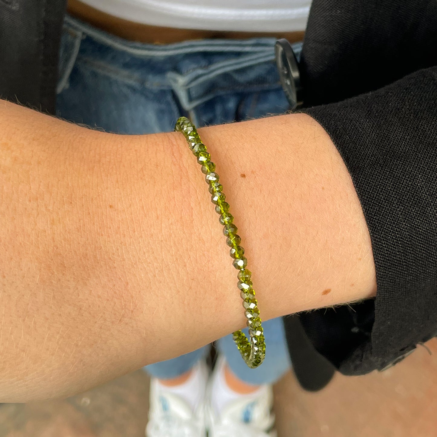 Sunshine Peridot Stretch Bracelet