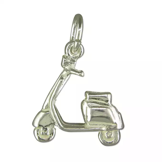 Silver Vespa Charm - John Ross Jewellers