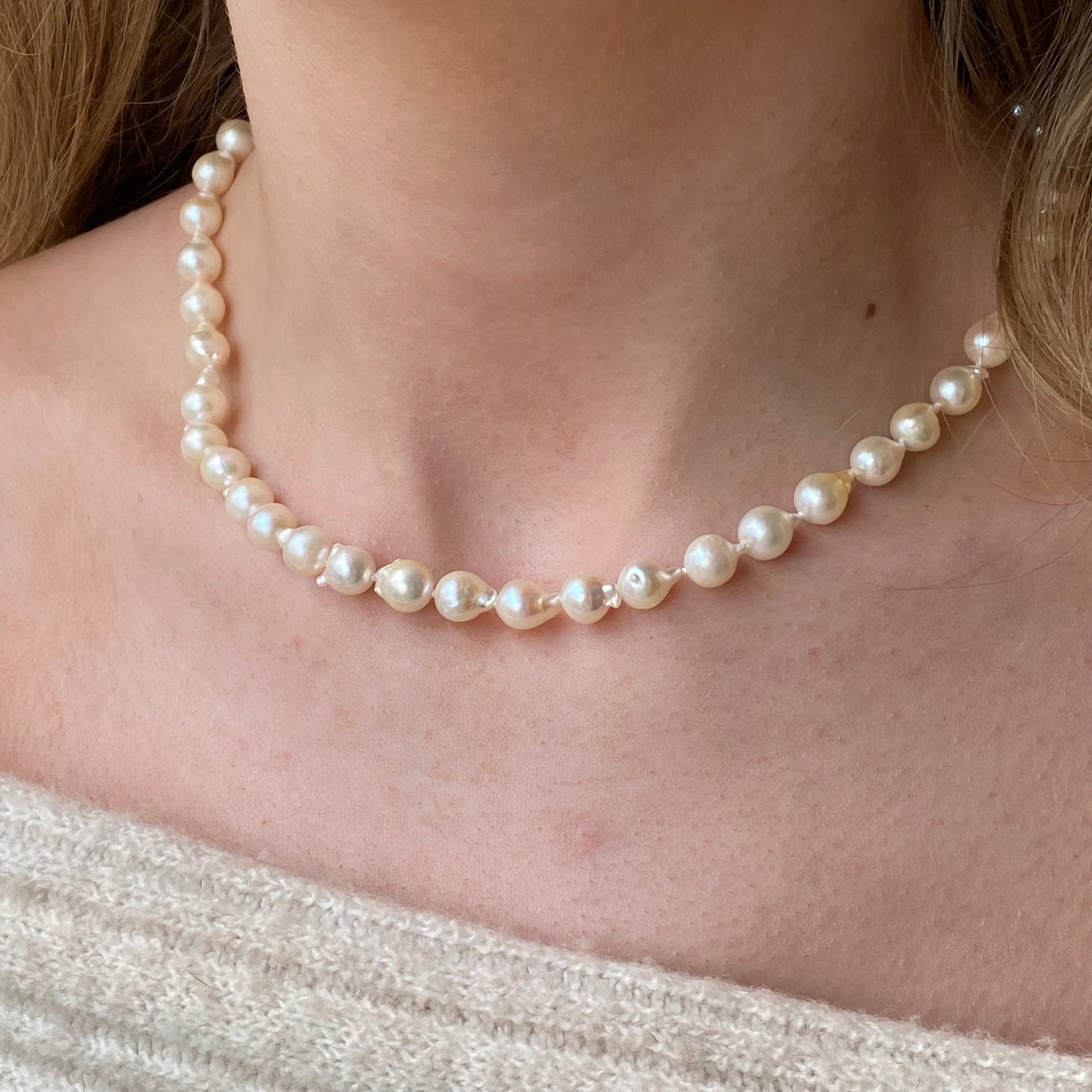 Akoya Cultured Pearl Necklace | 7.0-7.5mm - John Ross Jewellers