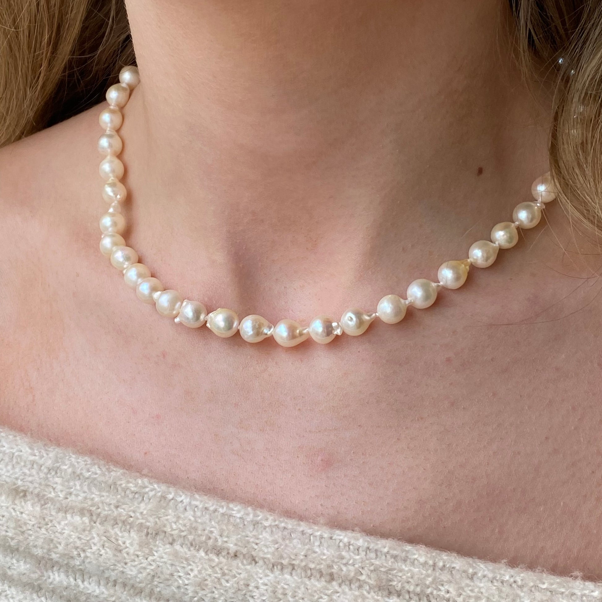 Akoya Cultured Pearl Necklace | 7.0-7.5mm - John Ross Jewellers