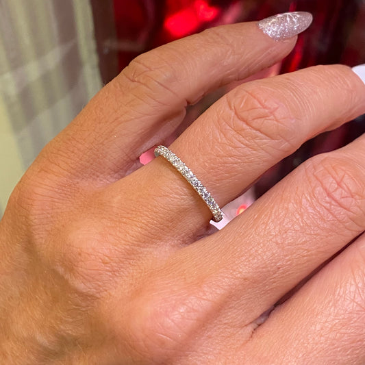 Platinum Eternity Ring | Lab Grown 0.26ct