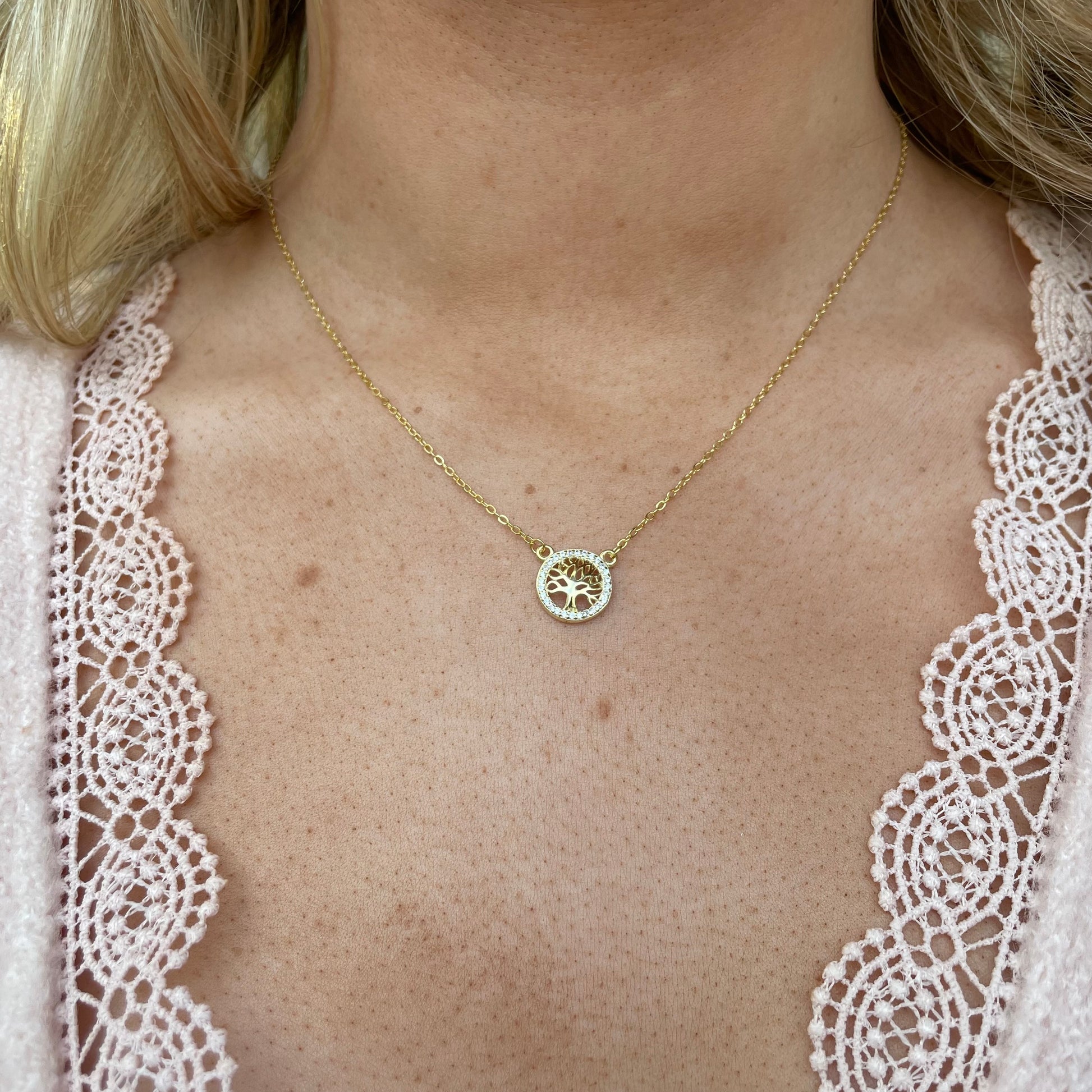 Sunshine CZ Necklace | 42+3cm - John Ross Jewellers