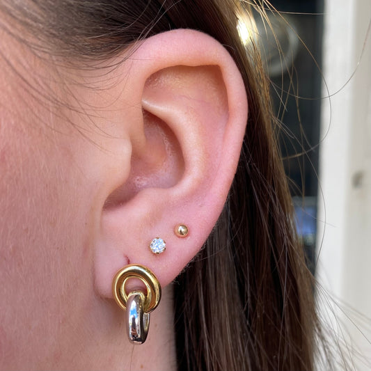 Sunshine Knot Stud Earrings - John Ross Jewellers