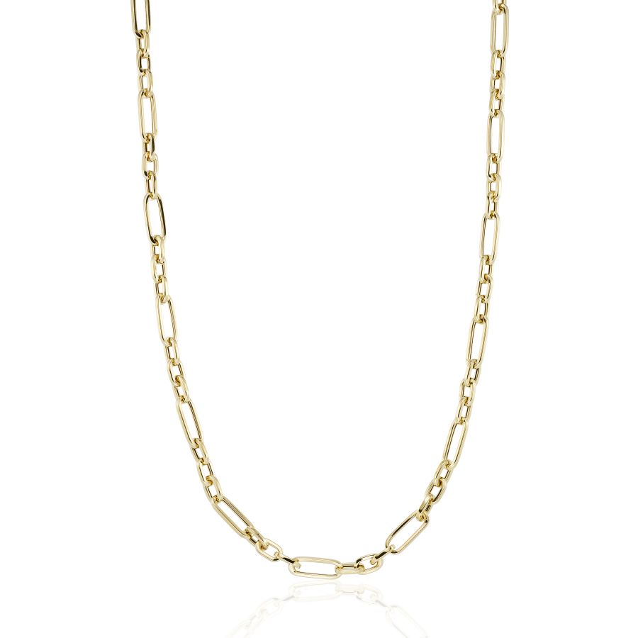 9ct Gold Modern Figaro Necklace
