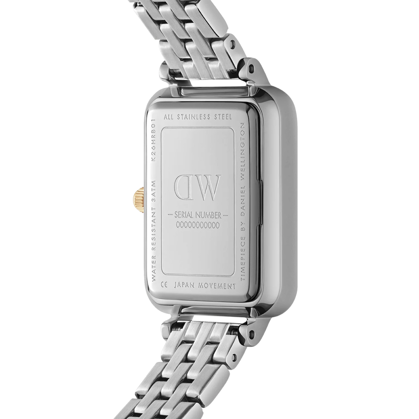 Daniel Wellington Quadro Lumine 5-Link Two-Tone | 20mm x 26mm - John Ross Jewellers