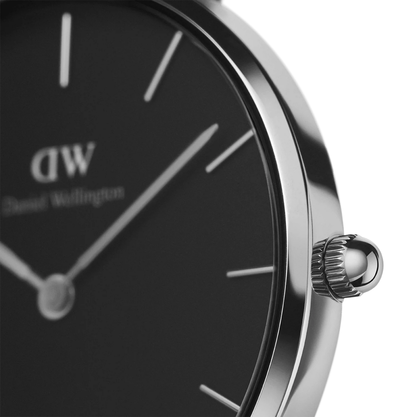 Daniel Wellington Petite Sterling Black | 36mm - John Ross Jewellers