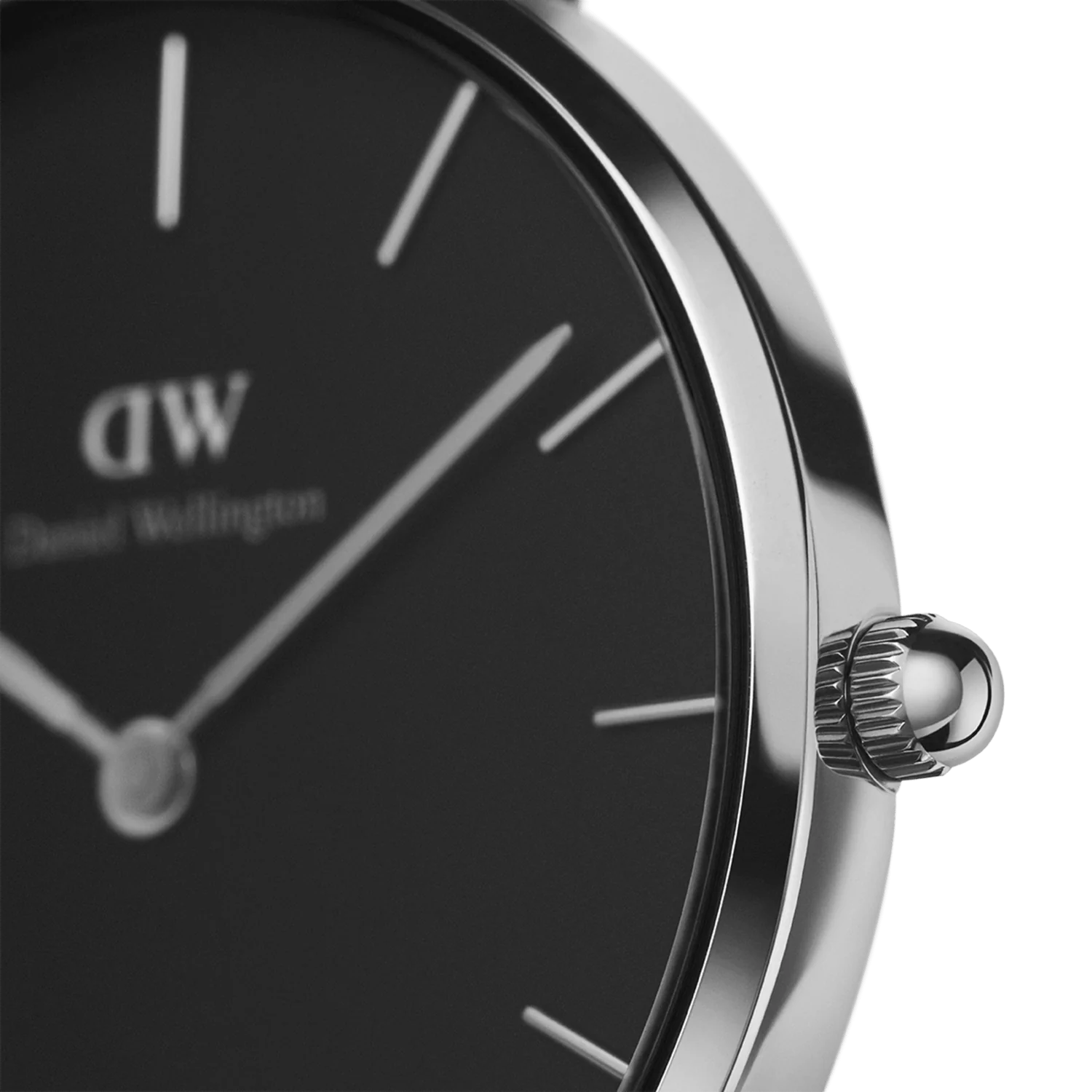 Daniel Wellington Petite Sterling Black | 36mm - John Ross Jewellers